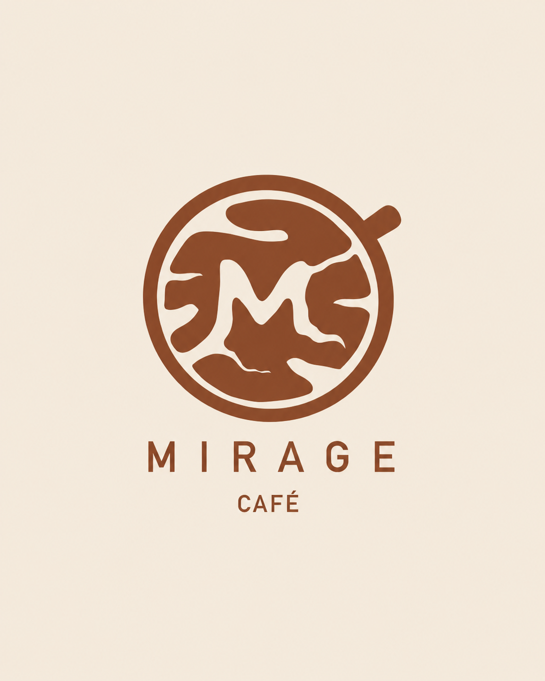 Mirage Café — Logotype & direction artistique